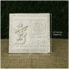 SARASWATI YANTRA IN PURE SILVER - 2X2 INCHES