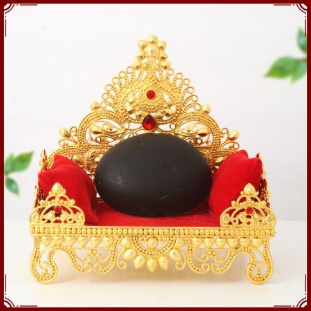 AADHYATHMIK 100% ORIGINAL NATURAL MATSYA SHALIGRAM SHILA