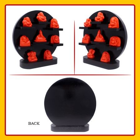 ASHTAVINAYAK SET WITH STAND COLLECTION OF 8 GANPATI