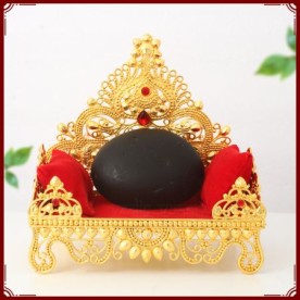 AADHYATHMIK 100% ORIGINAL NATURAL MATSYA SHALIGRAM SHILA