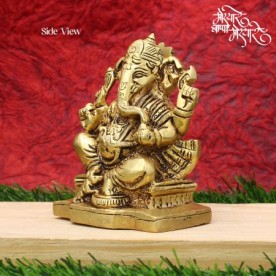 MAYURESHWAR LORD GANESH/GANAPATI MURTI/IDOL FOR DIWALI PUJA