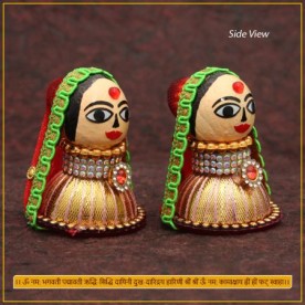 LORD GANESH WIFE GODDESS RIDDHI SIDDHI IDOL/MURTI
