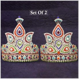 ROYAL RAJA HONOUR MUKUT/CROWN FOR MURTIS - SIZE 5