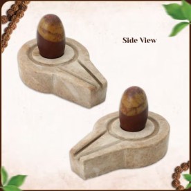 TRILOKINATHA SHAMBHU LORD SHIVA SHIVLING WITH YONIBASE