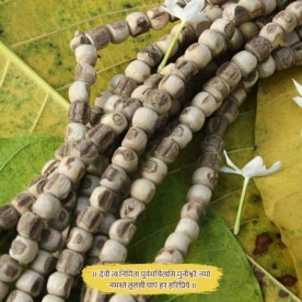 SACRED AKANDHA SHRI TULSI WOOD SHRINGAR MALA FOR GOD AND GODDESS