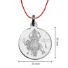 BUDHA YANTRA LOCKET IN SILVER